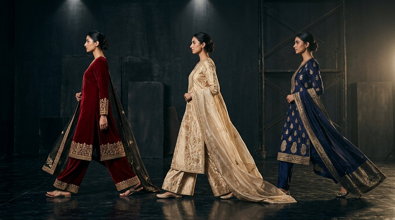 Boutique Party Wear Kurti & Frock with Exclusive Kadhai Work shot 1